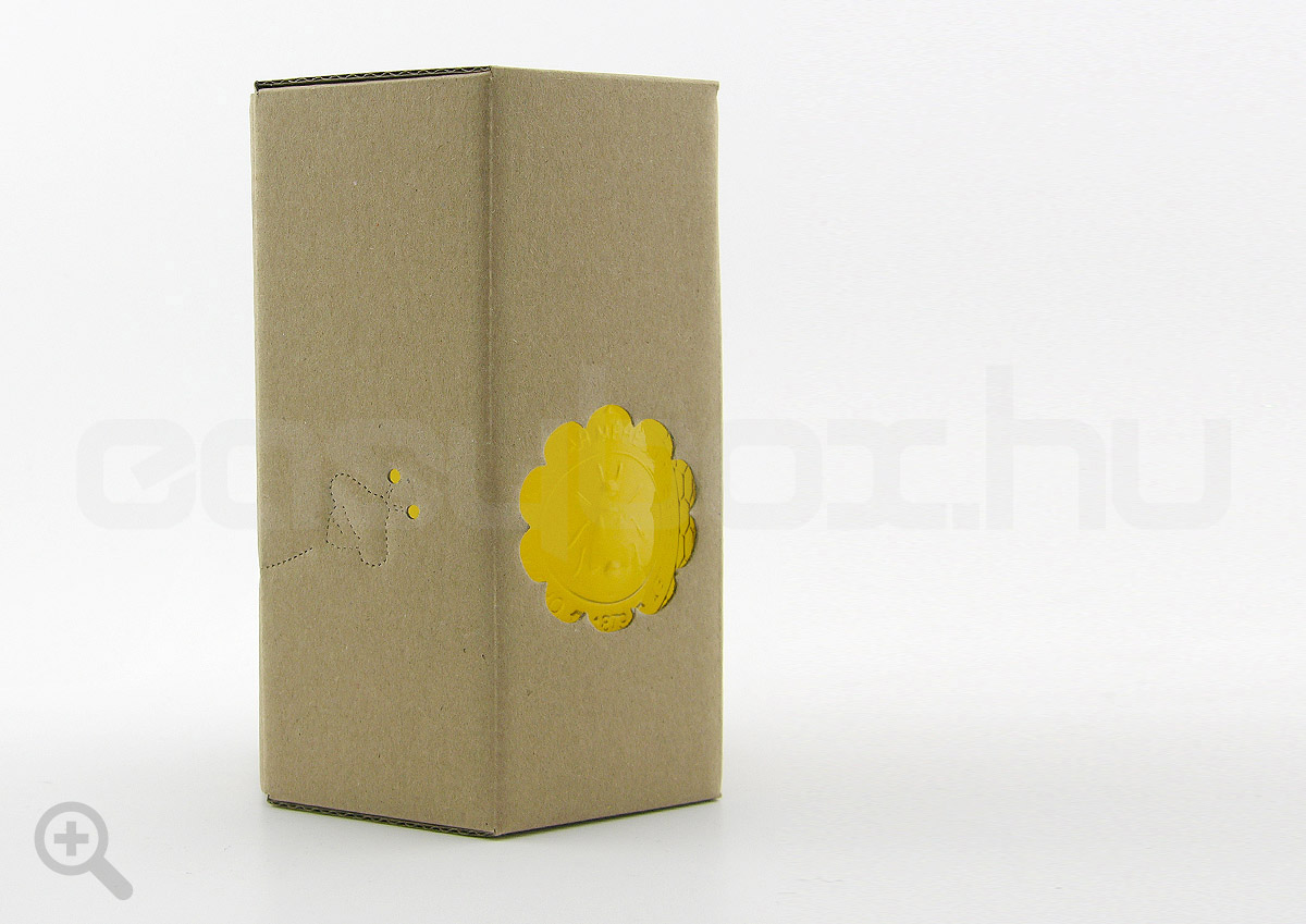 hullámkarton doboz 730 ml-es OMME mézes üvegekhez - kilós méz csomagolás